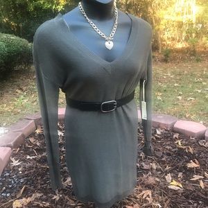 Women’s long sleeved sweater dress